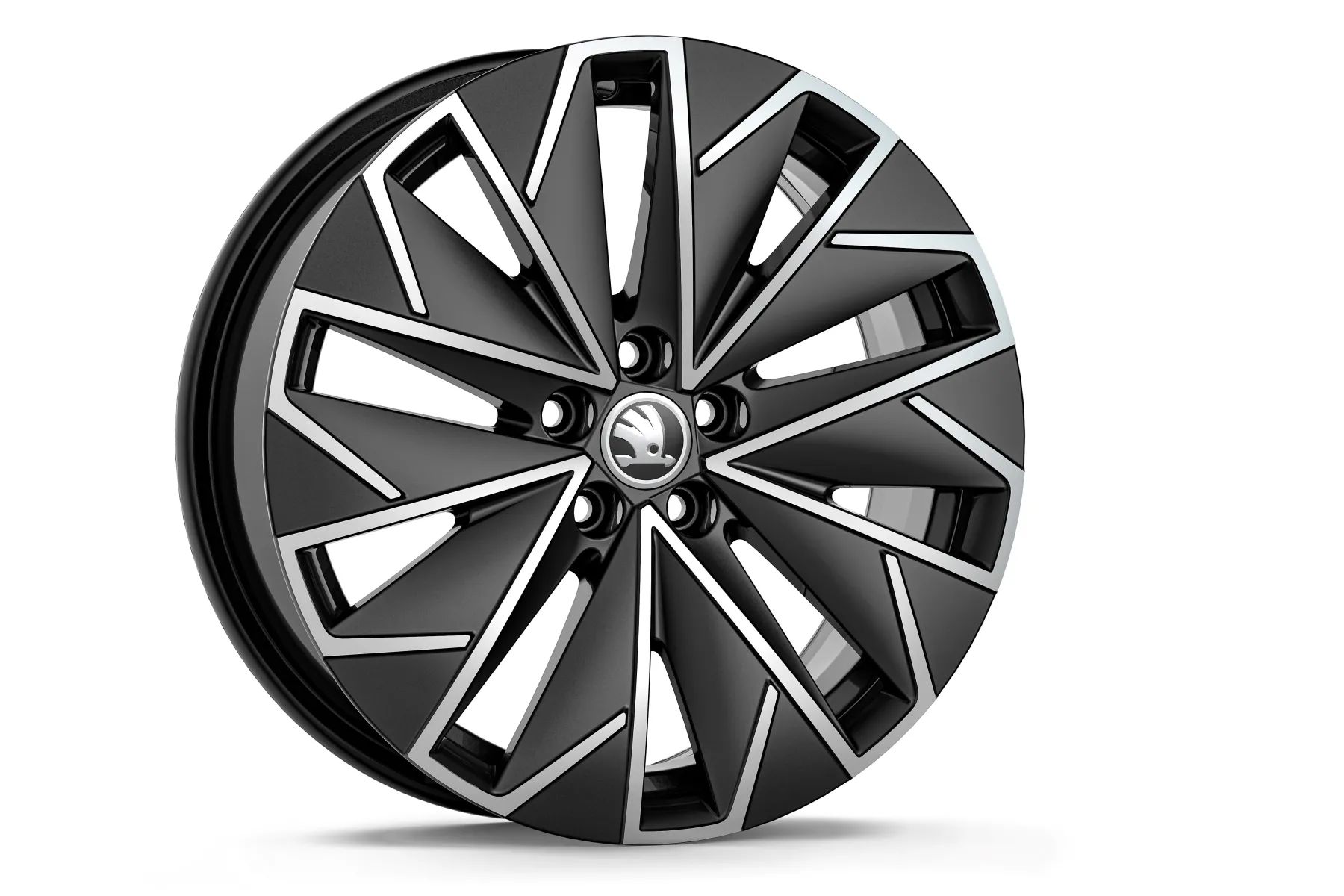 Škoda Leichtmetallfelge Propus 6,5x17 5/100/40 Schwarz glanzgedreht