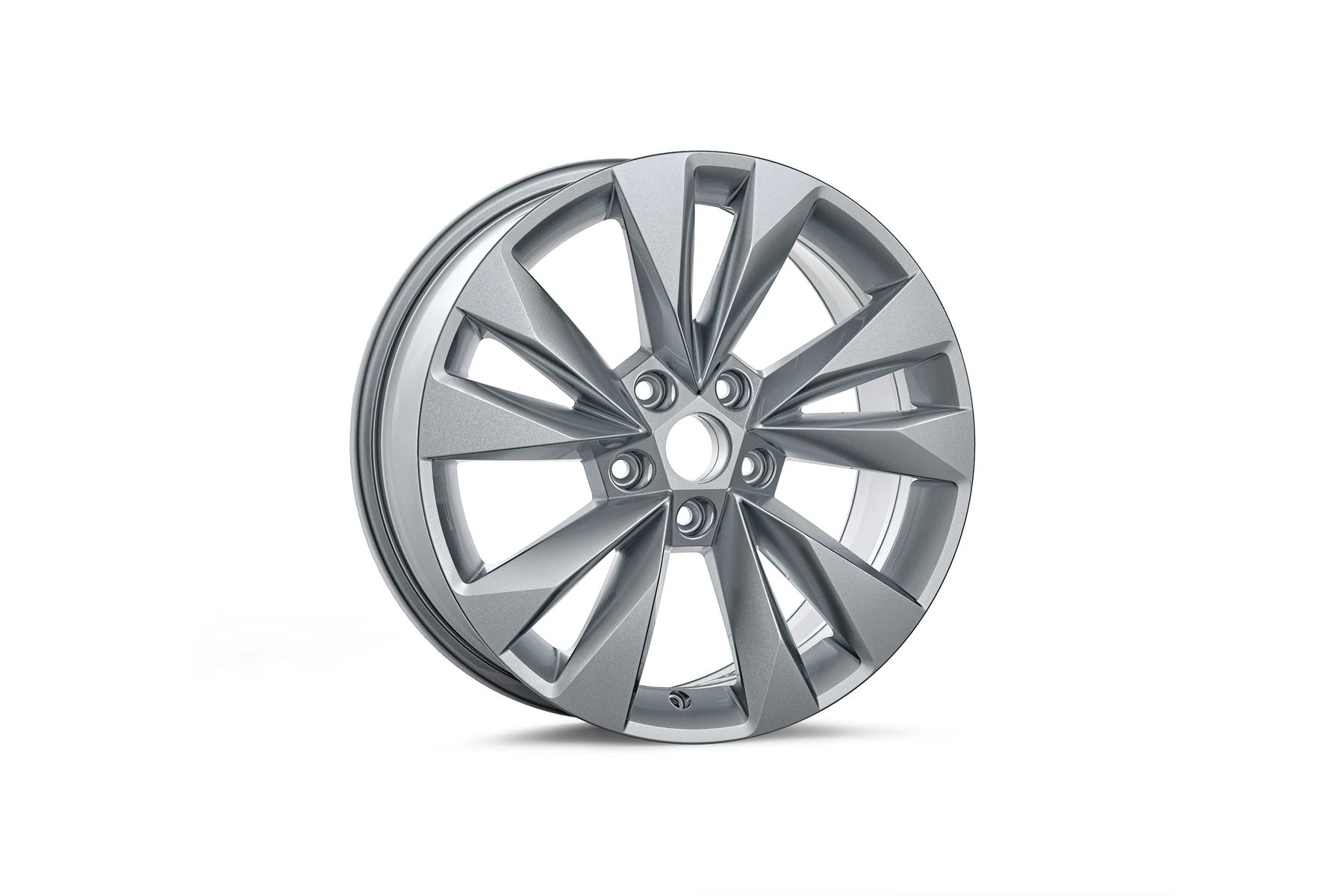 Škoda Leichtmetallfelge Kuma 7x17 5/112/45 Brillantsilber