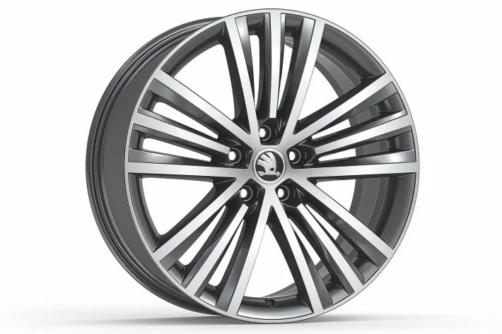 Škoda Leichtmetallfelge Sirius 8x19 5/112/44 Anthrazit glanzgedreht