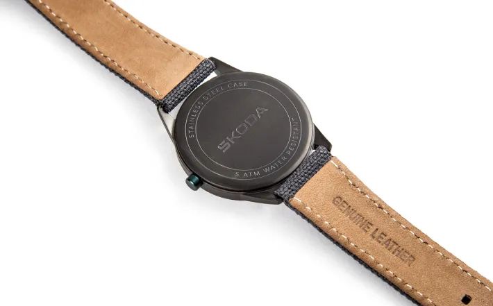 Škoda Armbanduhr, unisex, anthrazit