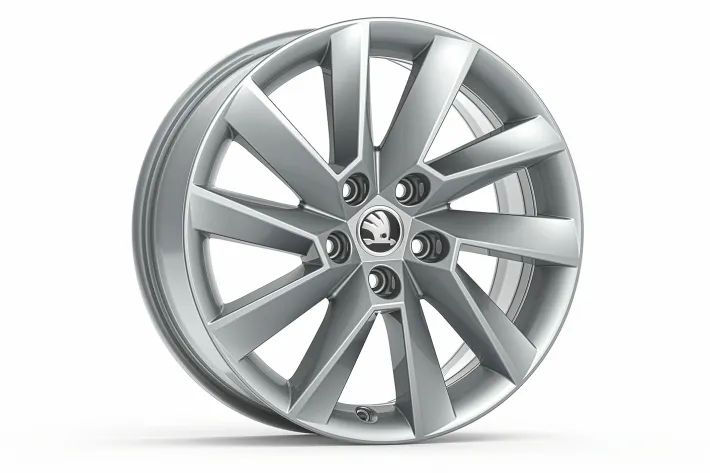 Škoda Leichtmetallfelge Stratos 7x17 5/112/40 Silber