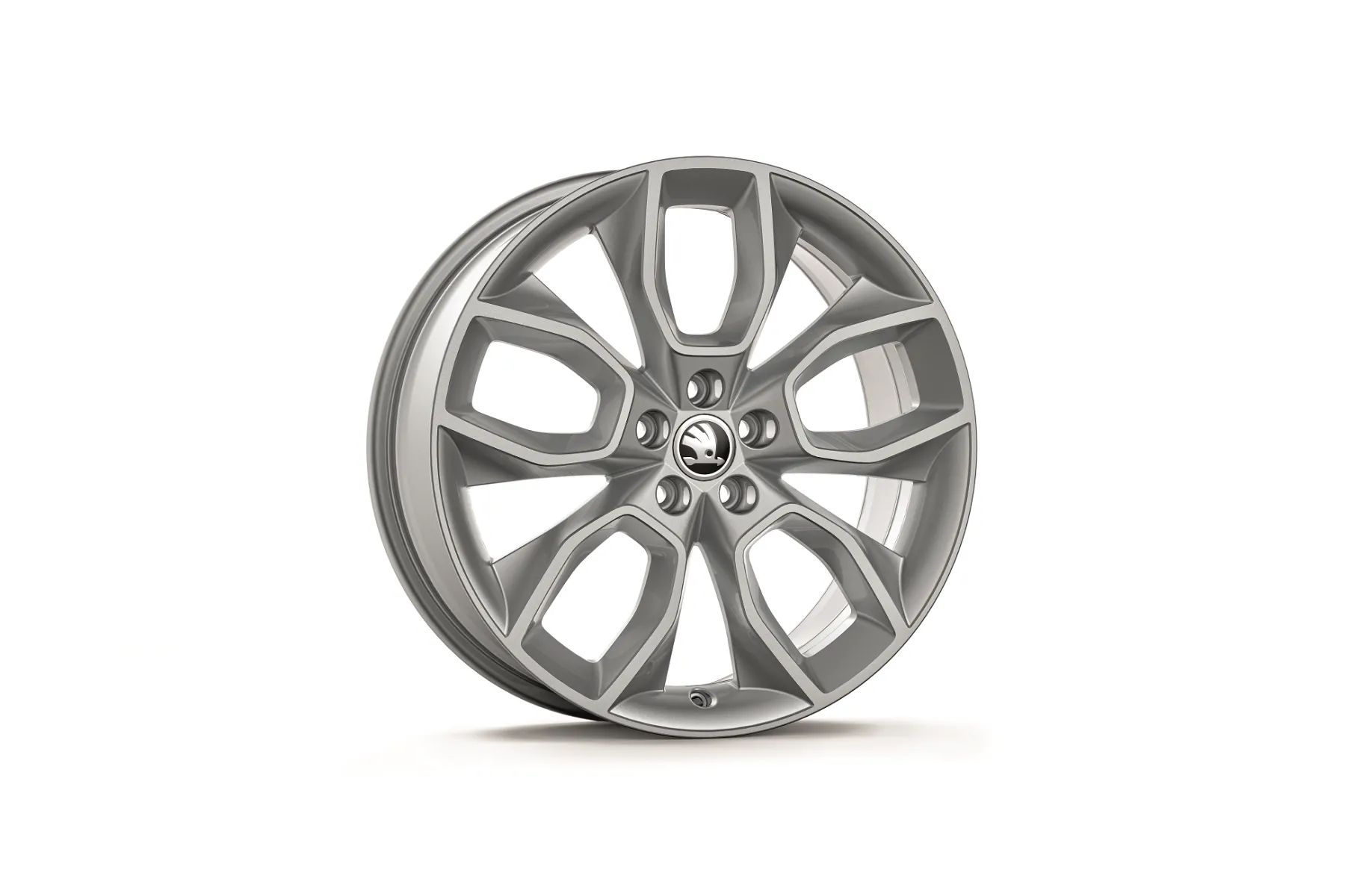 Škoda Crater 7x18 5/100/39 Silber glanzgedreht