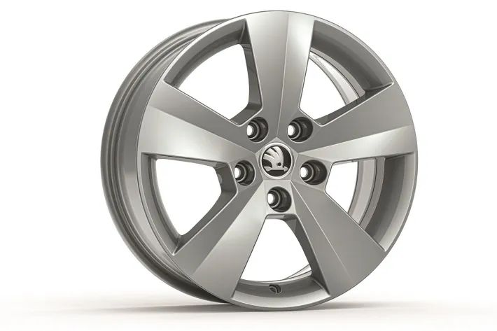 Škoda Leichtmetallfelge Orion 6,5x16 5/112/41 Silber