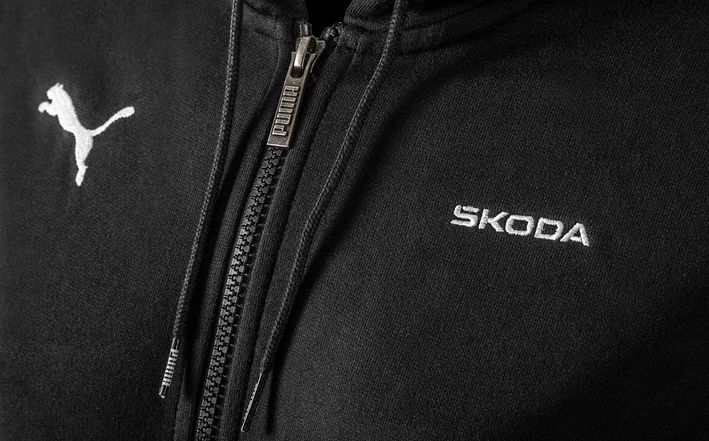 Škoda x Puma Sweatjacke, Damen, schwarz, Gr. XXL