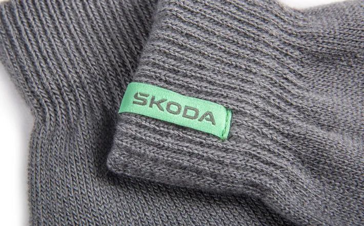 Škoda Winterhandschuhe, Herren, grau