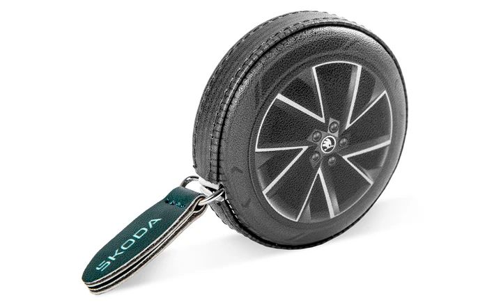 Škoda Maßband im Reifen-Design