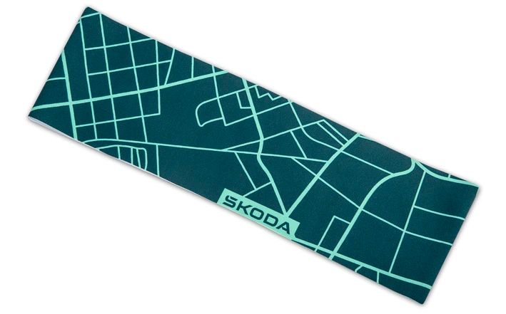 Škoda Stirnband, Unisex, emerald green/electric green