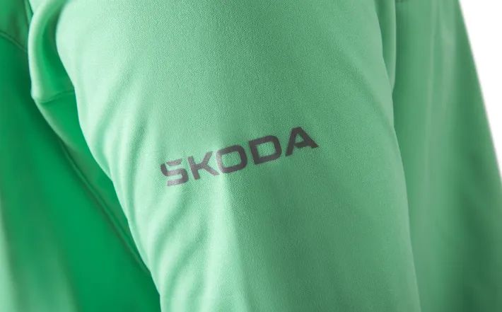 Škoda Damen Softshelljacke, electric green, Gr. L