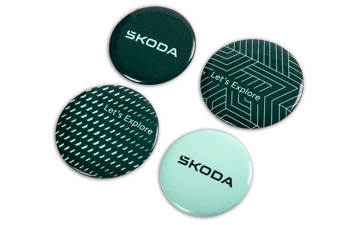 Škoda Badges-Set, 4-tlg. 