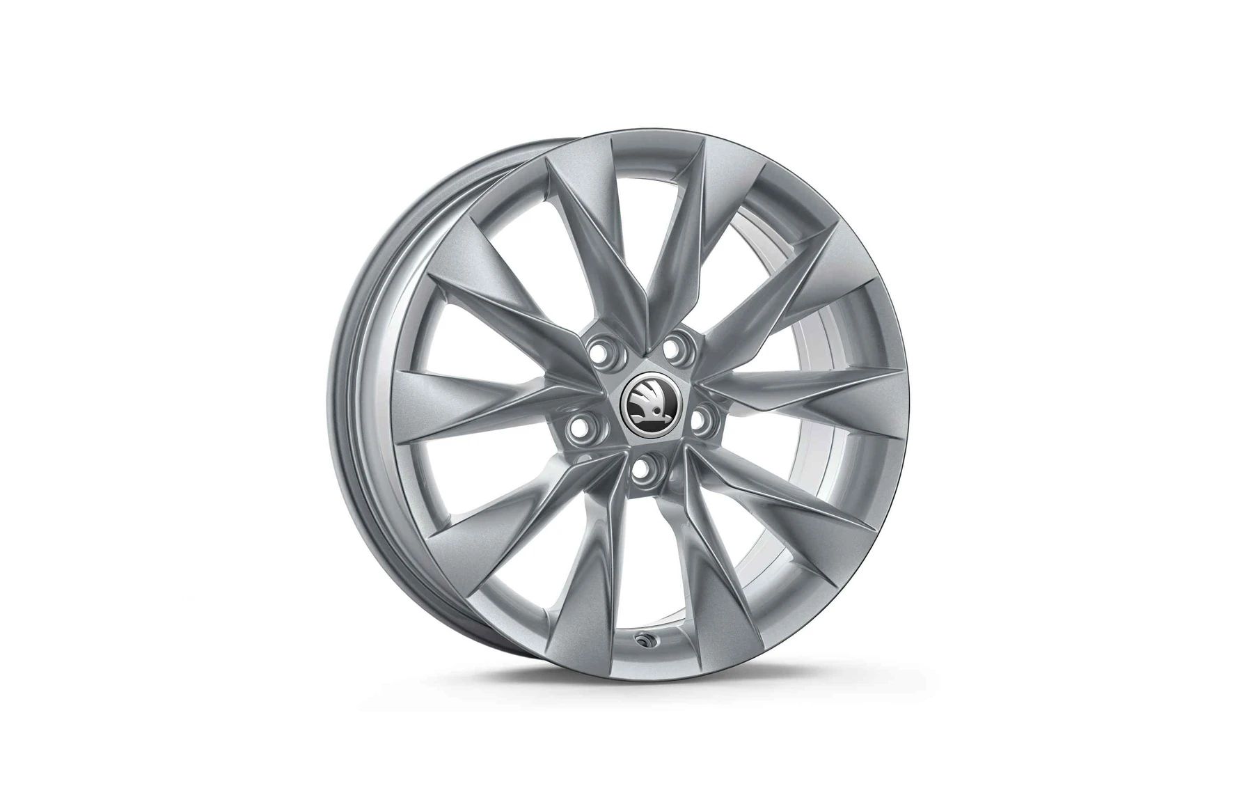 Škoda Leichtmetallfelge Crystal 7x17 5/112/43 Silber metallic