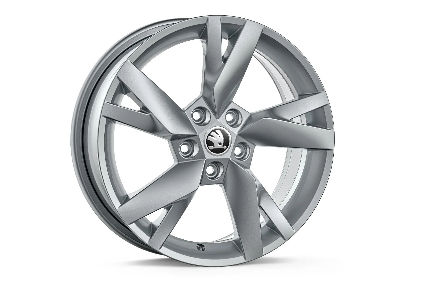 Škoda Leichtmetallfelge Lyra 6,5x17 5/112/46 Brillantsilber