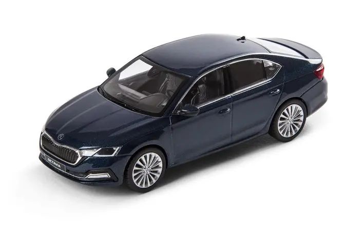 Škoda OCTAVIA IV Modellfahrzeug 1:43, lavablau
