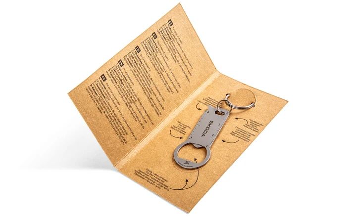 Škoda Multitool - Schlüsselanhänger aus Metall