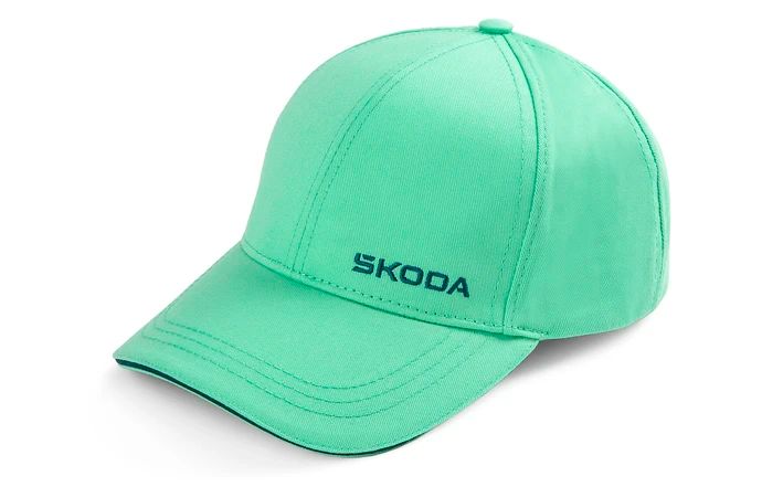 Škoda Cap, electric green