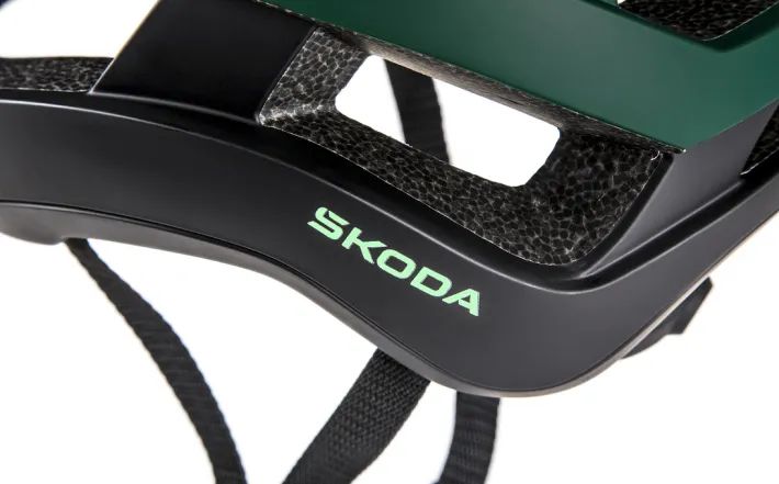 Škoda MTB-Helm, emerald green matt/schwarz, Gr. S/M (55-59 cm)