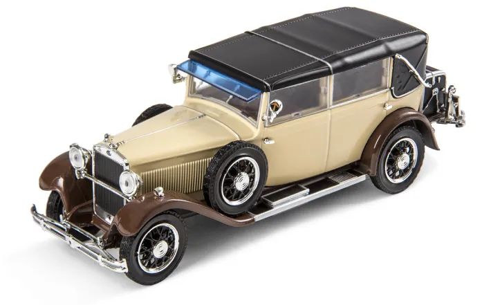 Škoda 860 (1932) Modellfahrzeug 1:43, hellbeige