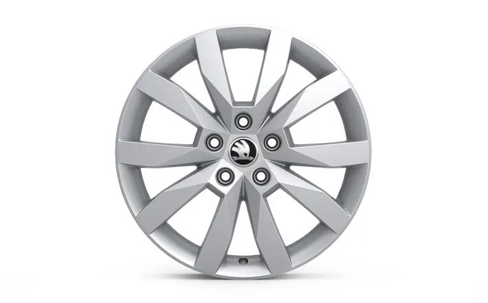 Škoda Leichtmetallfelge Crystal 6x17 5/112/48 Silber