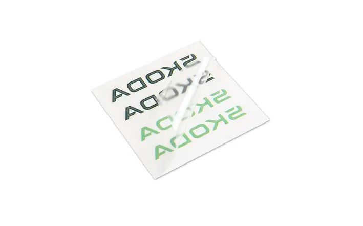 Škoda Klebetattoos, 4 Stück