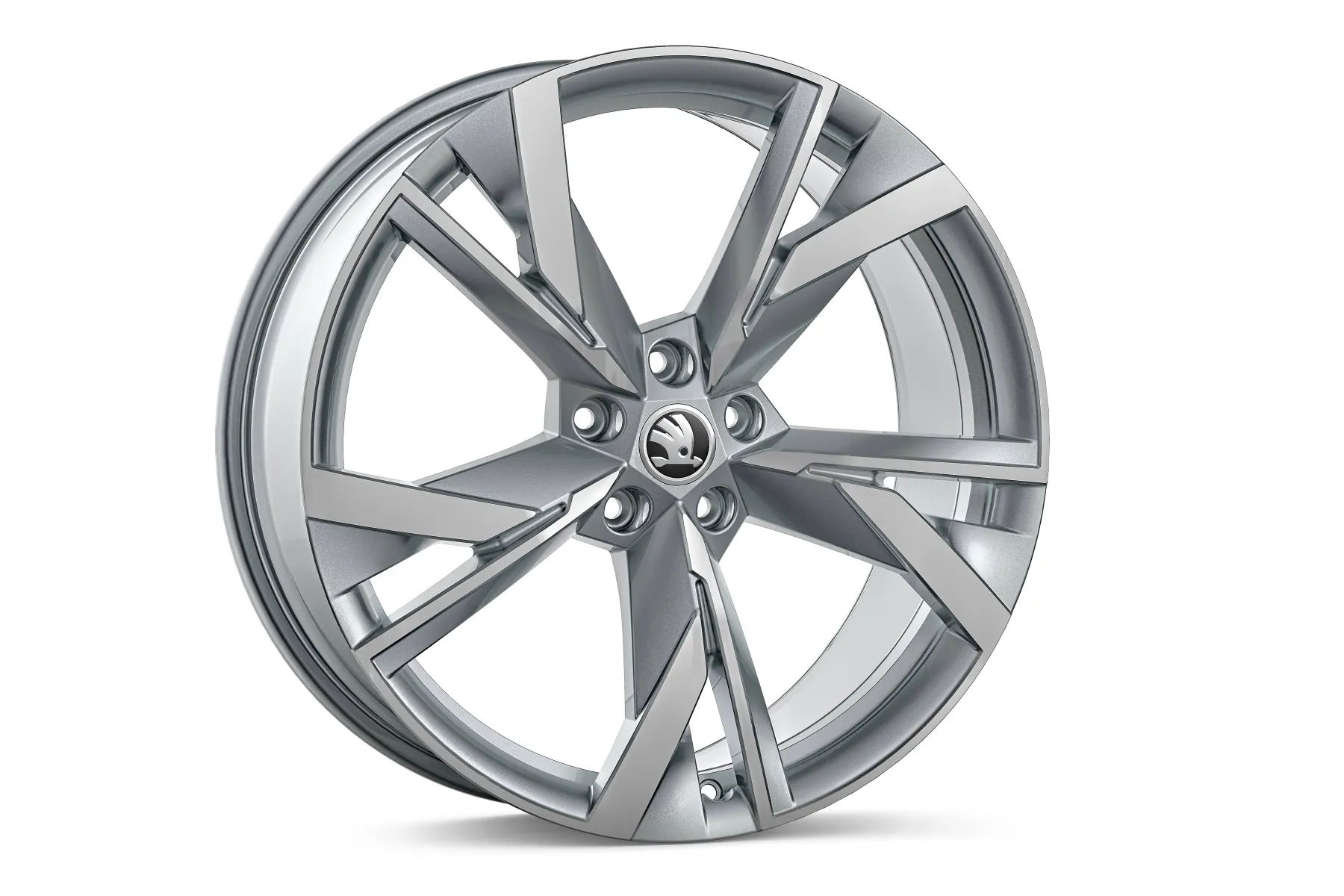 Škoda Leichtmetallfelge Taurus 9x20 5/112/42 HA silber glanzgedreht