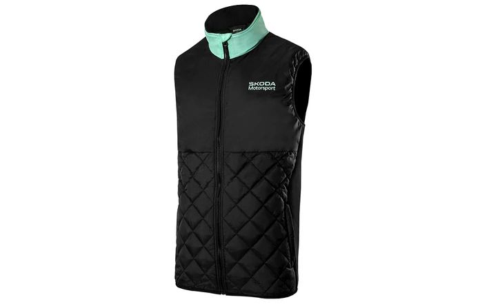 Škoda Motorsport Weste, Unisex, schwarz, Gr. L