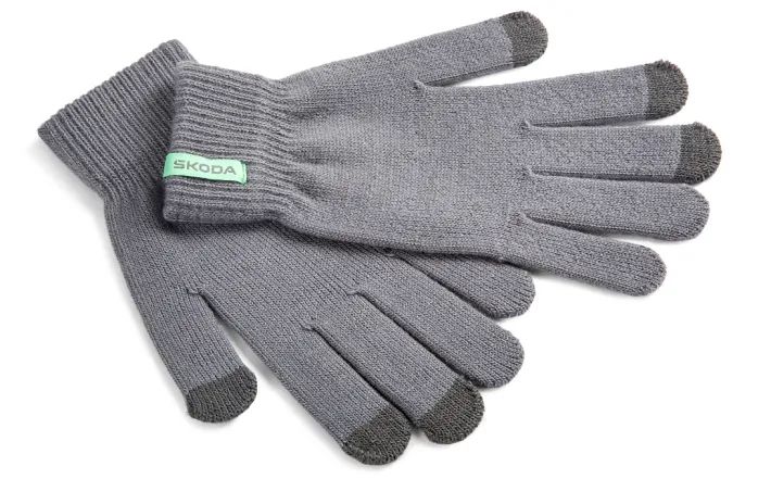 Škoda Winterhandschuhe, Herren, grau
