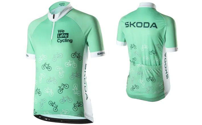 Škoda Kinder Fahrradtrikot, Gr. 134