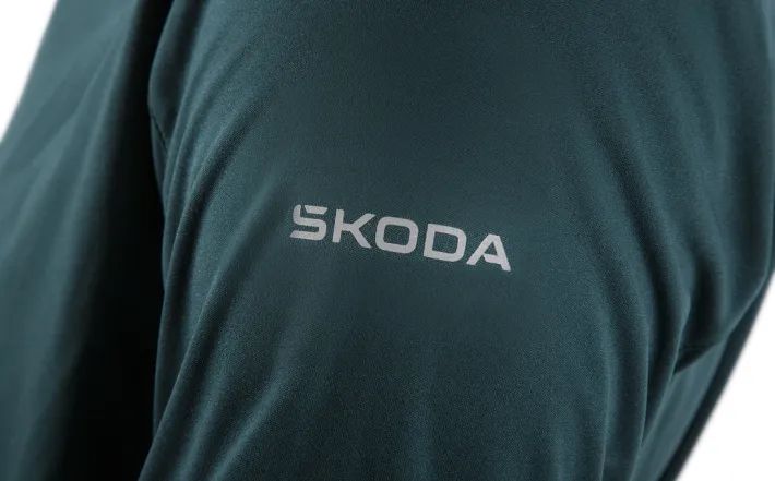 Škoda Herren Softshelljacke, emerald green, Gr. XXL