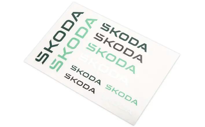 Škoda Stickerset, 10 Stück