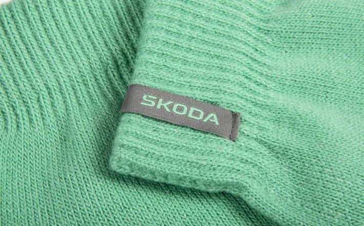 Škoda Winterhandschuhe, Damen, electric green