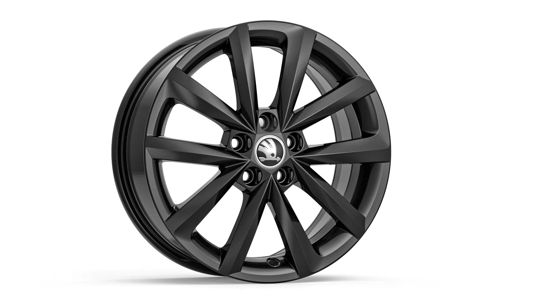 Škoda Leichtmetallfelge Vigo 7x16 5/100/46 Schwarz