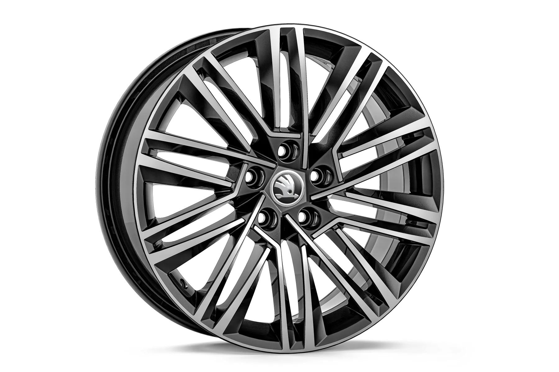 Škoda Leichtmetallfelge Luxon 7,5x18 5/112/48 schwarz glanzgedreht