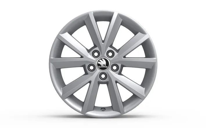 Škoda Leichtmetallfelge Antia 7x16 5/100/46 Silber