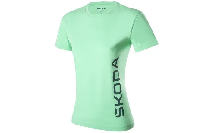 Škoda T-Shirt, Damen, electric green, Gr. XS