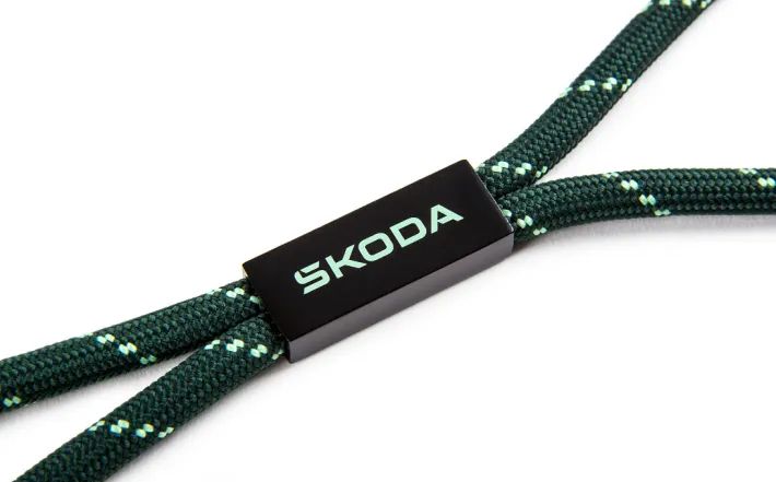 Škoda Lanyard, emerald green