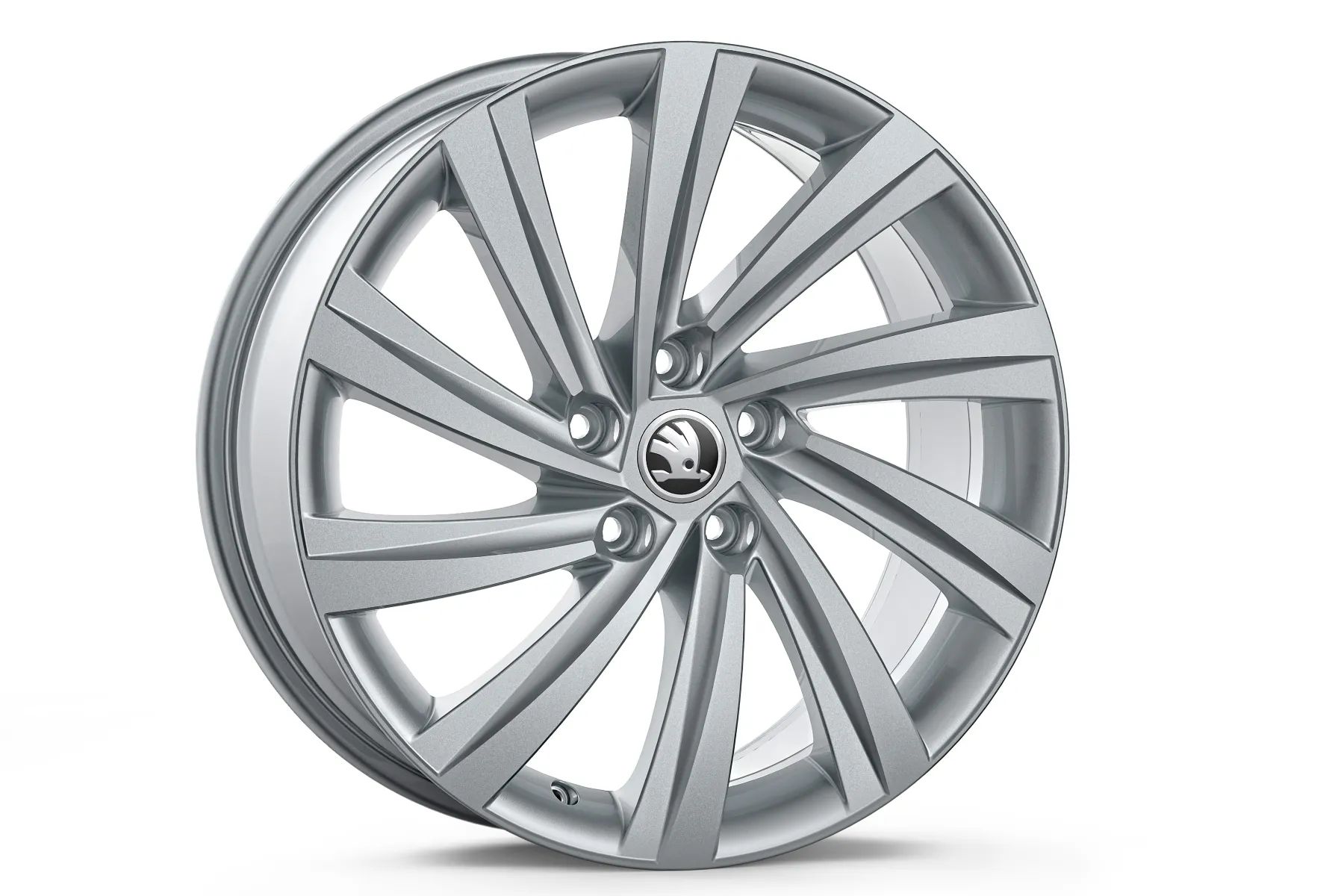 Škoda Leichtmetallfelge Perseus 7,5x18 5/112/48 Silber metallic