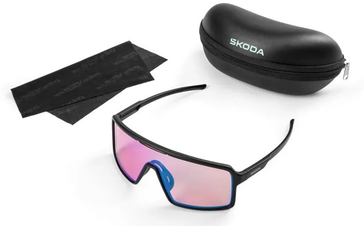 Škoda MTB-Fahrradbrille, schwarz