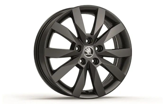 Škoda Leichtmetallfelge Crystal 6x17 5/112/48 Schwarz