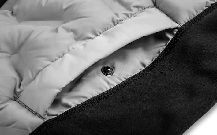 Škoda Herren Weste, grau/schwarz