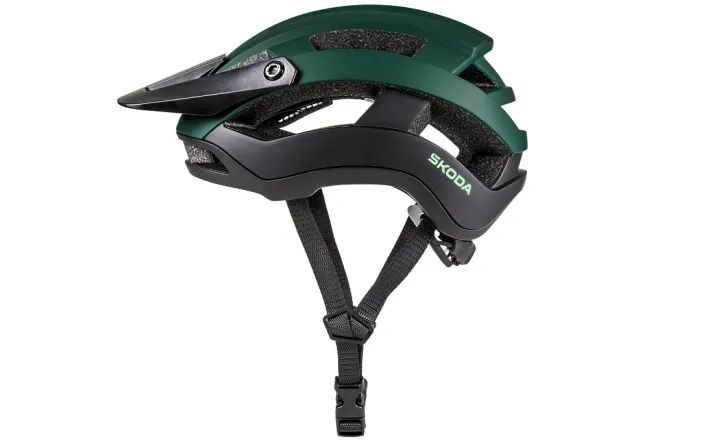 Škoda MTB-Helm, emerald green matt/schwarz, Gr. S/M (55-59 cm)