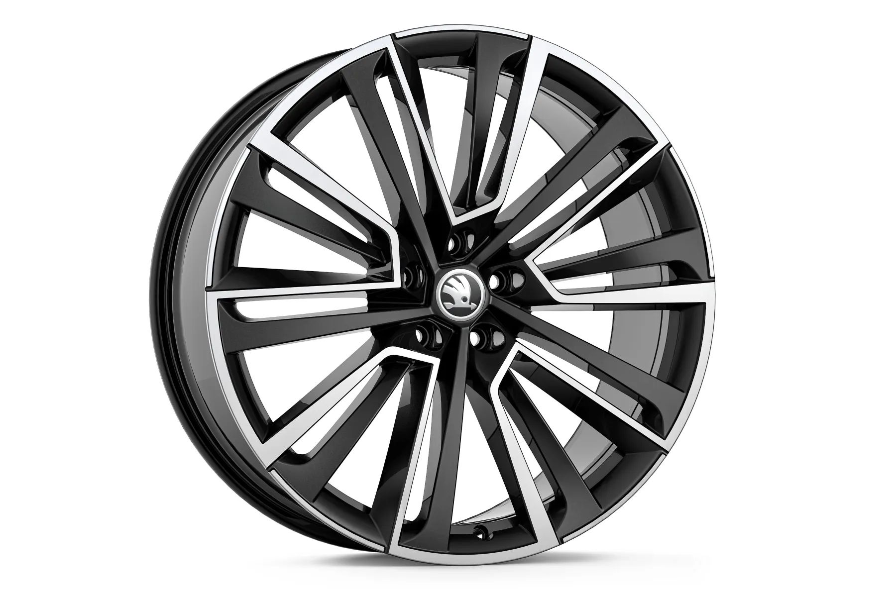 Škoda Leichtmetallfelge Aquarius 8,5x21 5/112/40 schwarz glanzgedreht