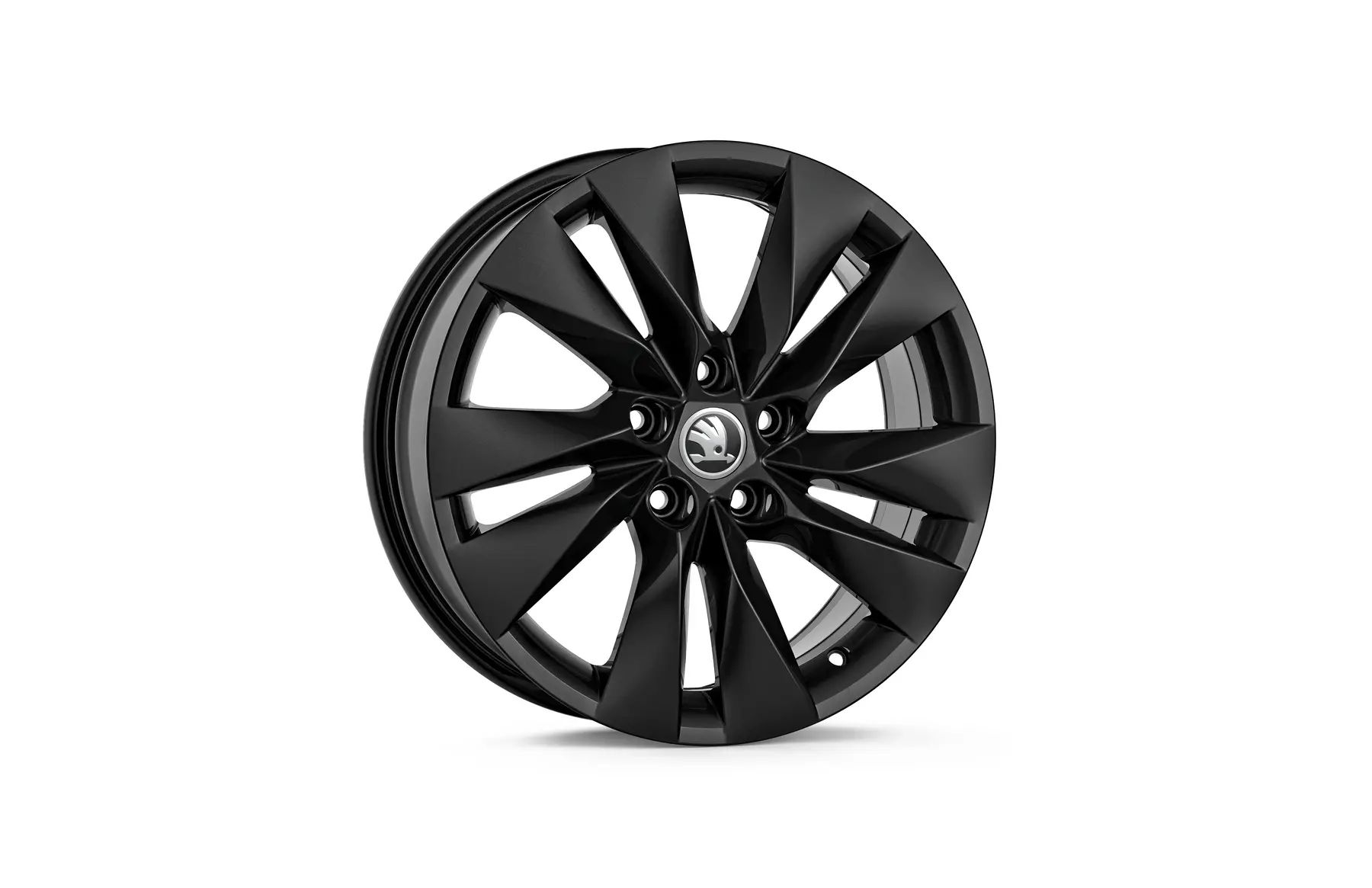 Škoda Leichtmetallfelge Trifid 6,5x17 5/112/38 Schwarz metallic