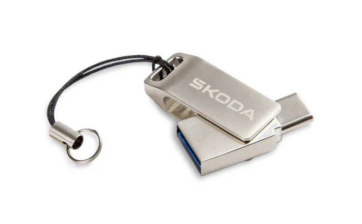 Škoda Dual-USB-Stick, USB-C, USB-A, 32G