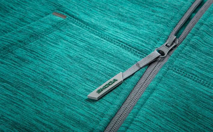 Škoda Damen Sweatshirt, emerald green, Gr. XXL