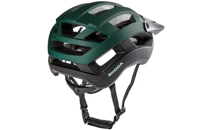 Škoda MTB-Helm, emerald green matt/schwarz, Gr. S/M (55-59 cm)