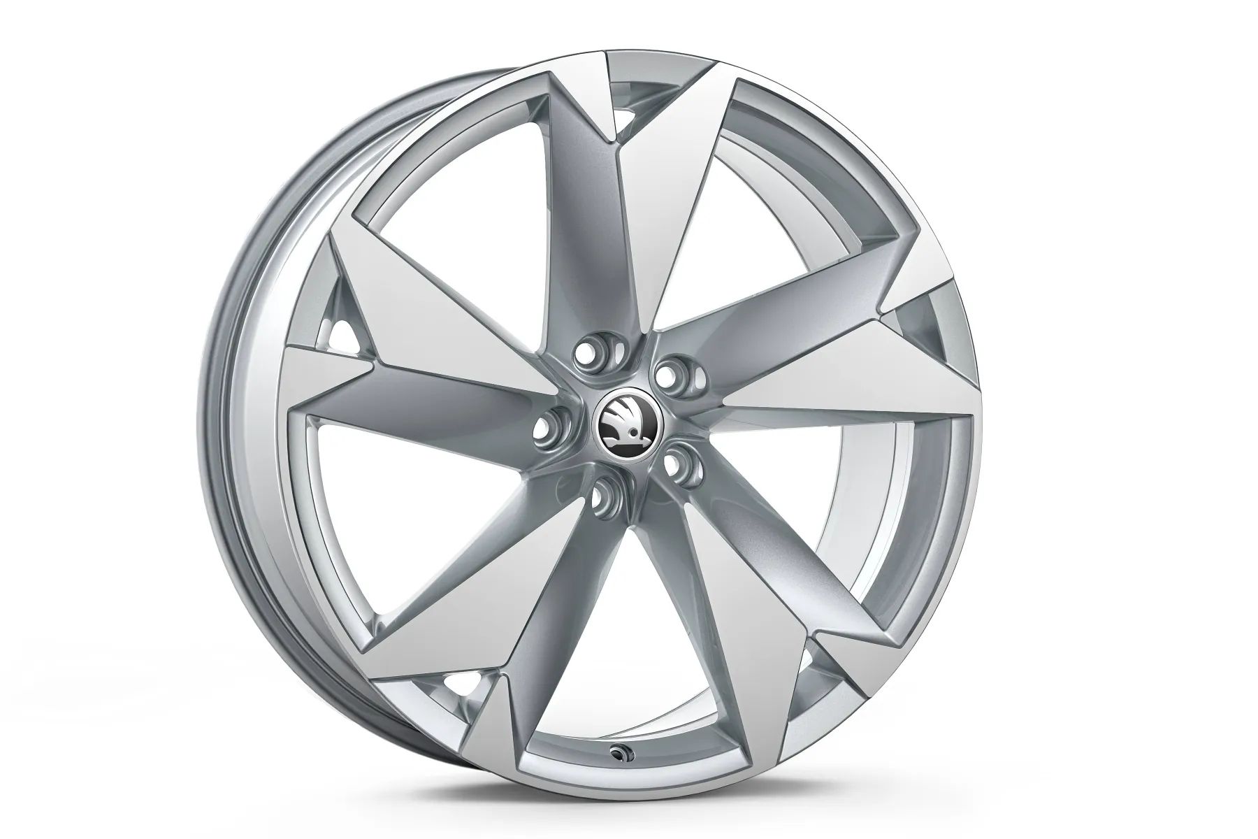 Škoda Leichtmetallfelge Arctos 8x20 5/112/41 silber metallic glanzgedreht