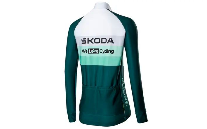 Škoda Langärmeliges Radtrikot, Damen, Gr. XXL