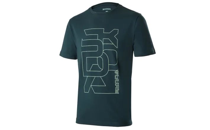 Škoda Herren T-Shirt, emerald green, Gr. L