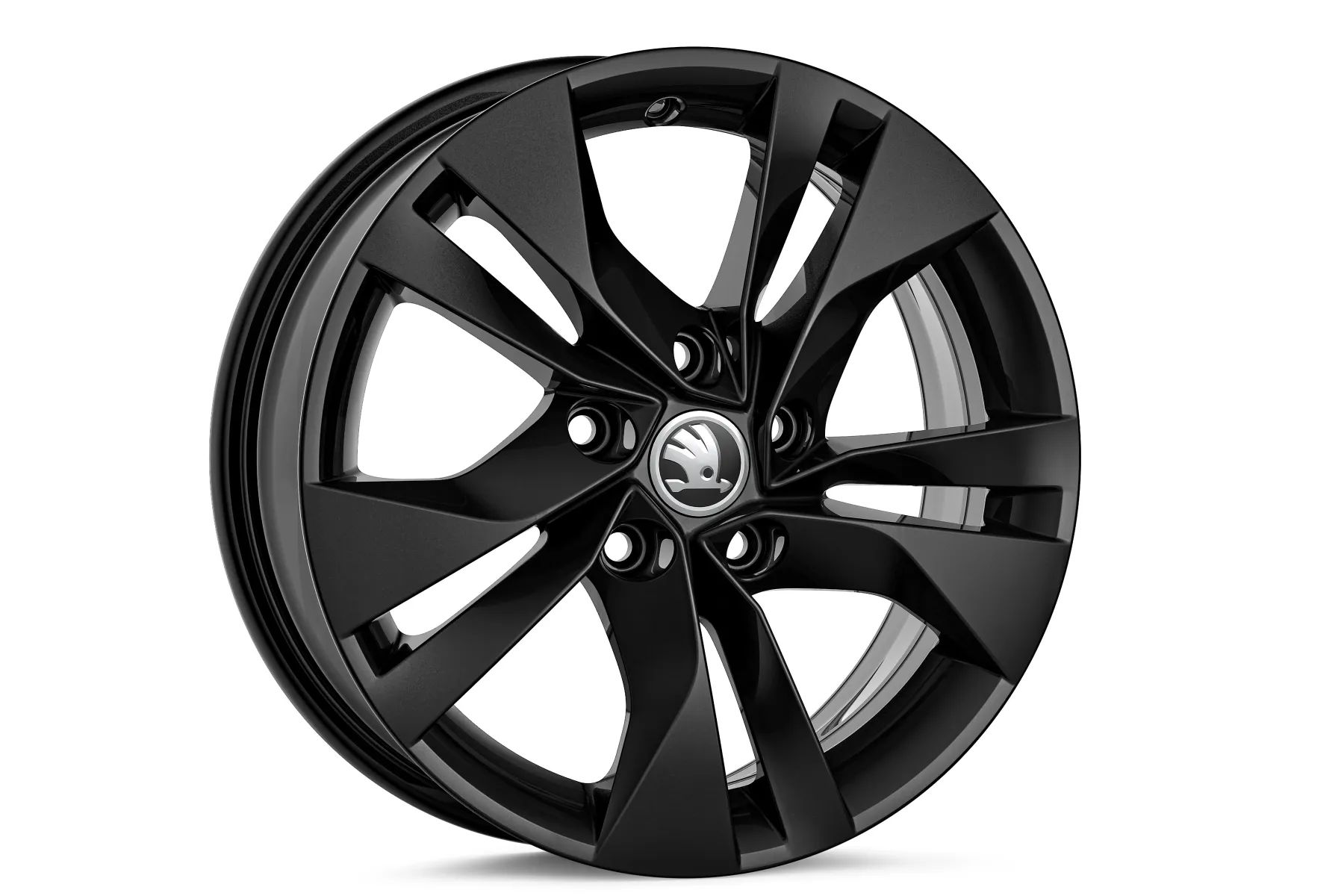 Škoda Leichtmetallfelge Spitzberg 6x16 5/112/43 Schwarz