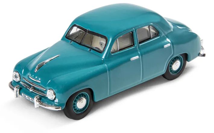 Škoda 1201 (1956) Modellfahrzeug 1:43, türkis 