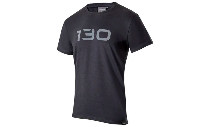 Škoda Unisex T-Shirt "130 Jahre", grau